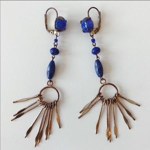 Isabel Marant Jacque Multi Stone Lazuli Earrings